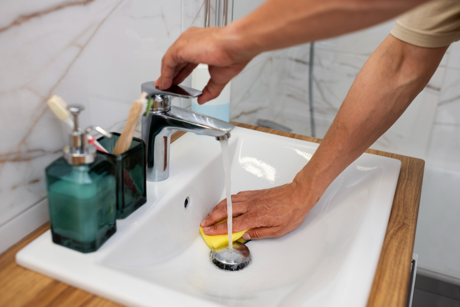 how to remove kitchen faucet